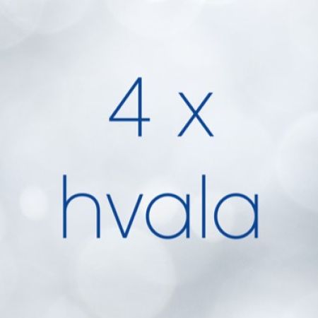 4 x hvala